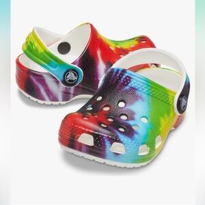 Crocs Baby Classic Tie Dye Clogs